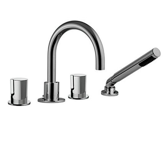 CABANO 85304 4 Piece deck mount tub filler with hand spray