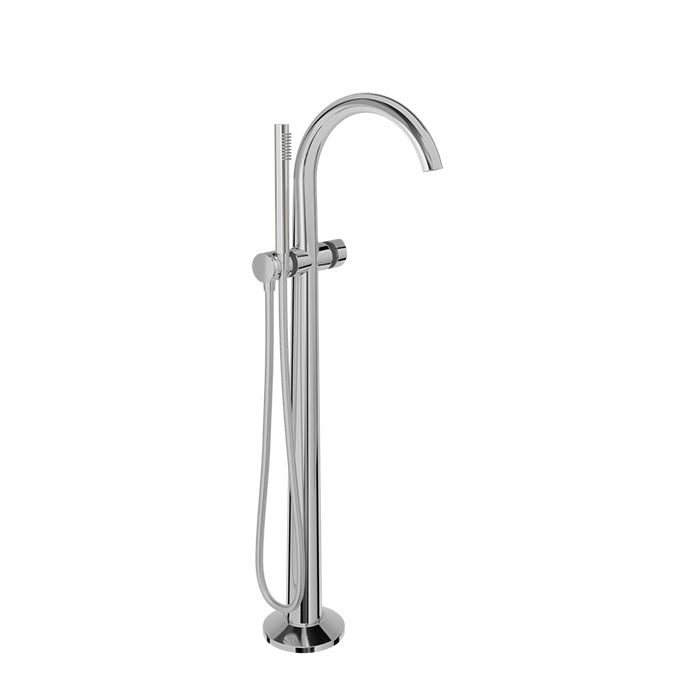 BARIL B47-1100-00-C Floor-Mounted Tub Filler With Hand Shower