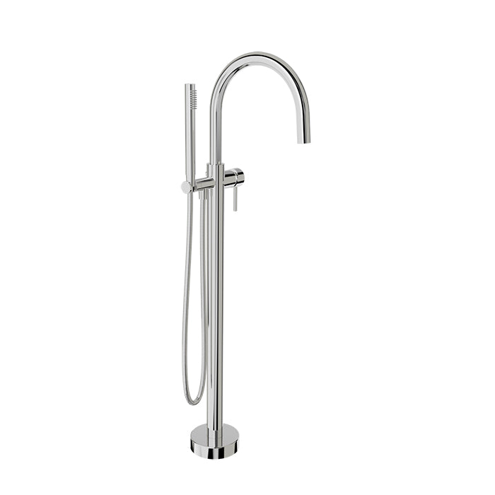 BARIL B66-1100-02 Floor-Mounted Tub Filler With Hand Shower