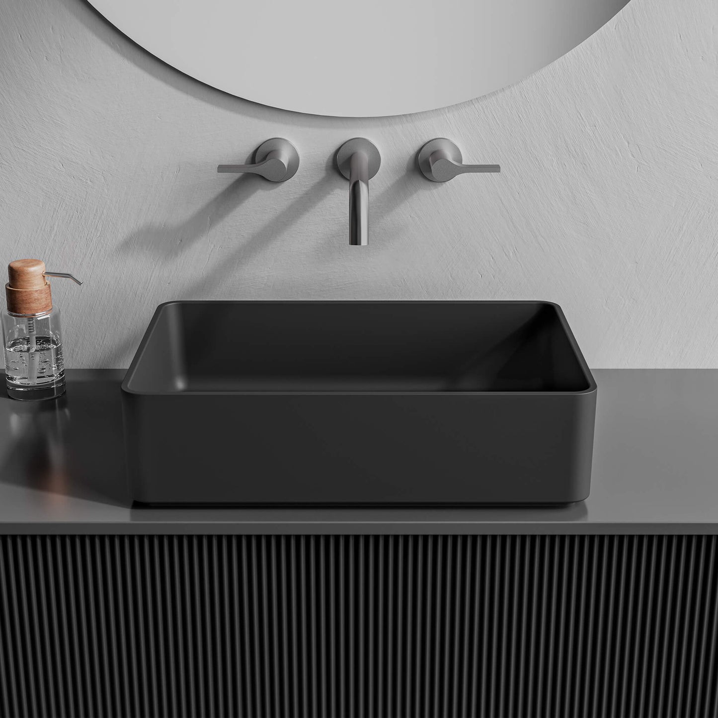 STONETOUCH CAS1912 Castel Rectangular Countertop Basin 19"X12.5"