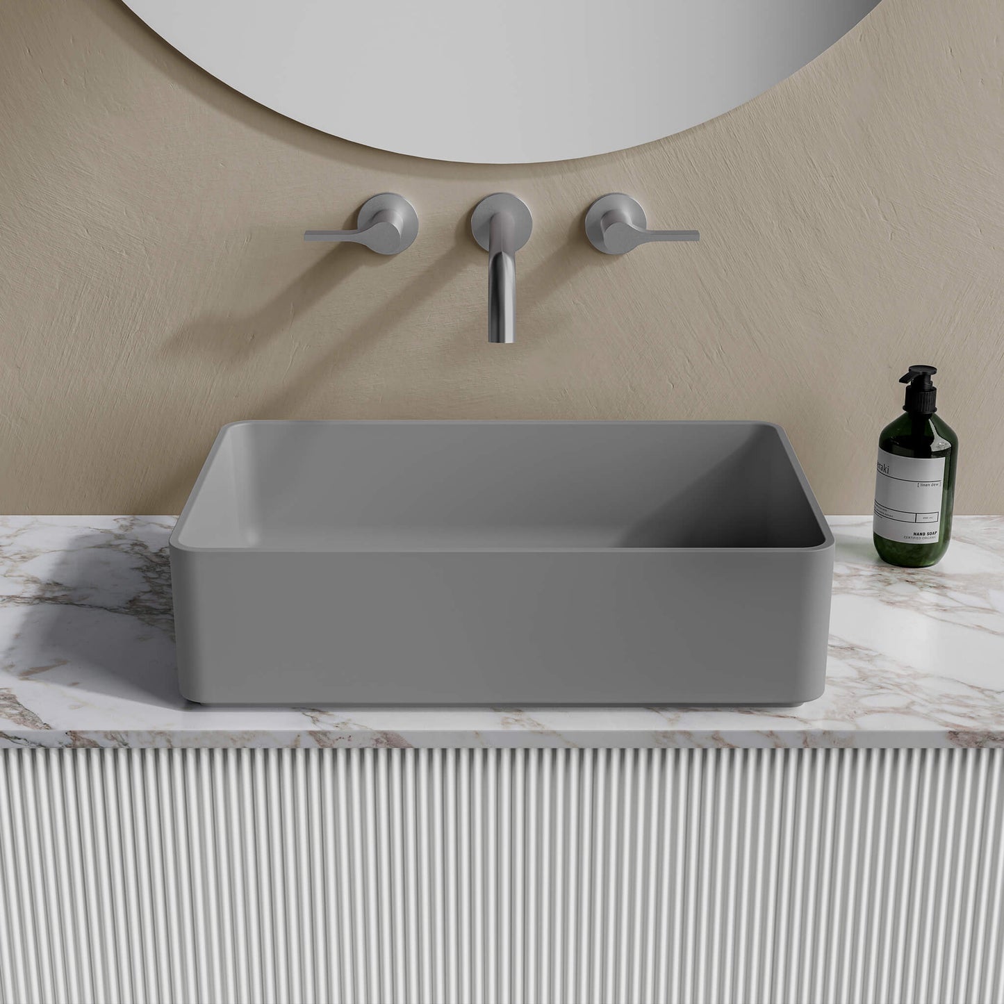 STONETOUCH CAS1912 Castel Rectangular Countertop Basin 19"X12.5"