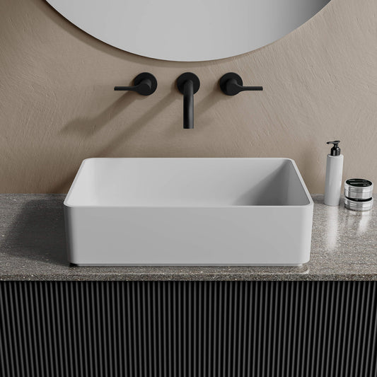 STONETOUCH CAS1912 Castel Rectangular Countertop Basin 19"X12.5"