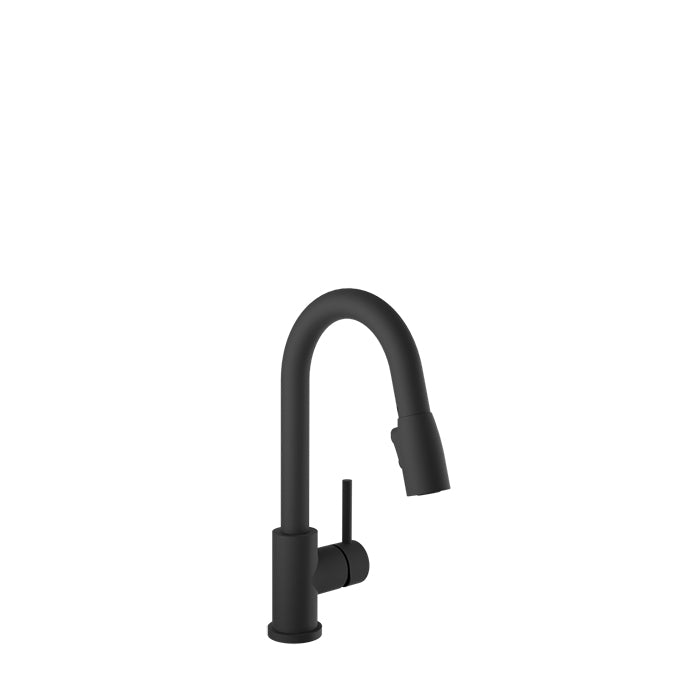 BARIL CUI-2040-02L Single Hole Bar / Prep Kitchen Faucet With 2-Function Pull-Down Spray