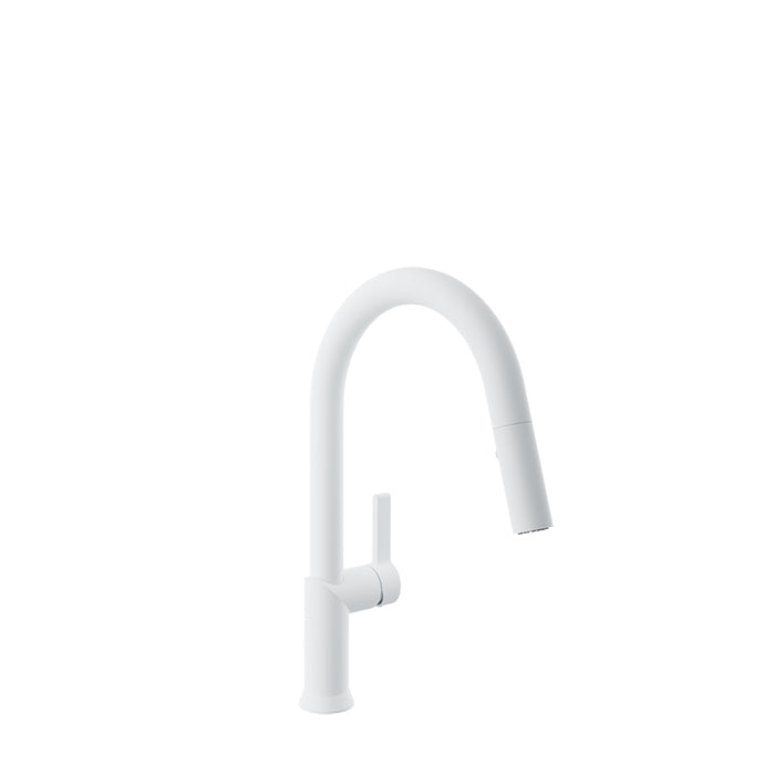 BARIL CUI-9245-02L Single Hole Kitchen Faucet With 2-Function Pull-Down Spray