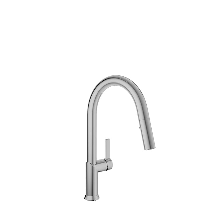 BARIL CUI-9245-02L Single Hole Kitchen Faucet With 2-Function Pull-Down Spray