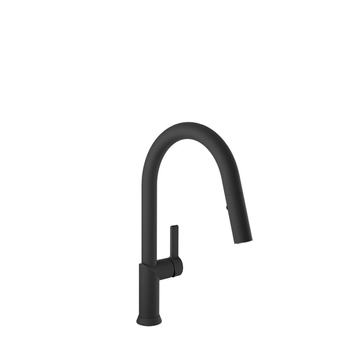 BARIL CUI-9245-02L Single Hole Kitchen Faucet With 2-Function Pull-Down Spray