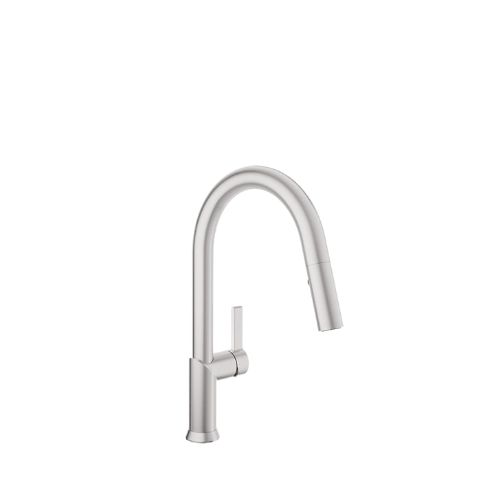 BARIL CUI-9245-02L Single Hole Kitchen Faucet With 2-Function Pull-Down Spray