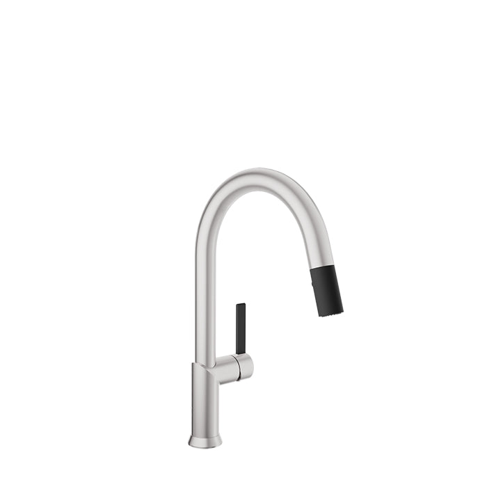 BARIL CUI-9246-02L Single Hole Kitchen Faucet With 2-Function Pull-Down Spray