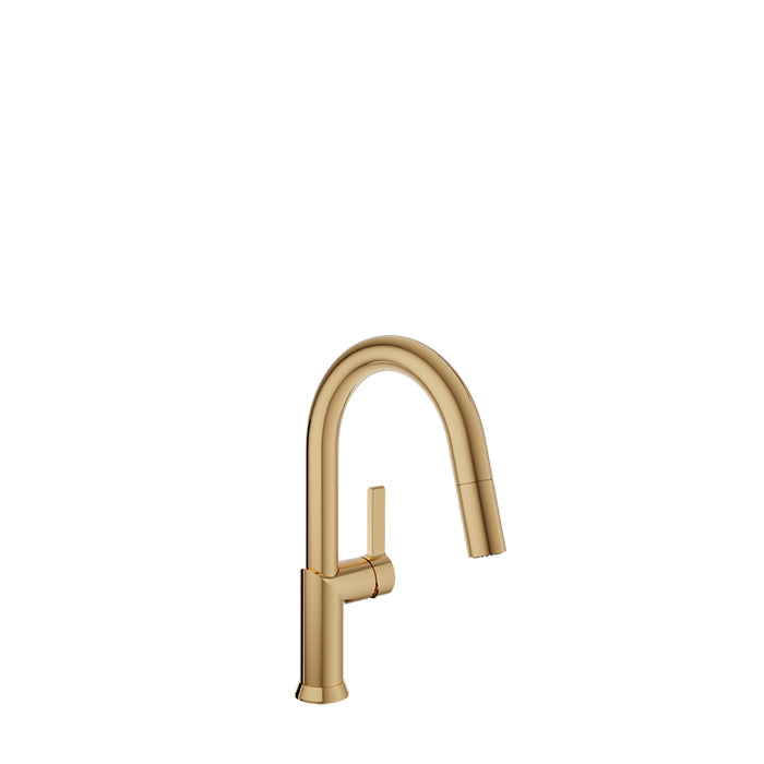 BARIL CUI-9247-02L Single Hole Bar / Prep Kitchen Faucet With 2-Function Pull-Down Spray