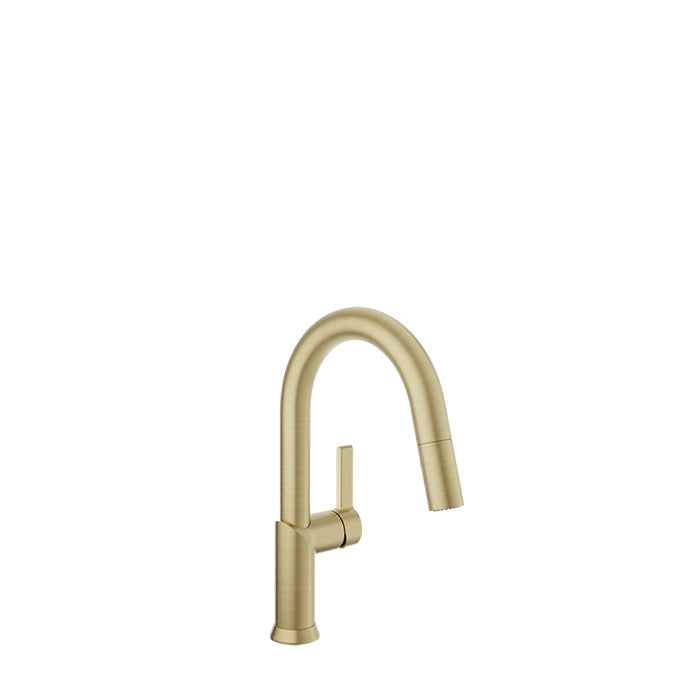 BARIL CUI-9247-02L Single Hole Bar / Prep Kitchen Faucet With 2-Function Pull-Down Spray