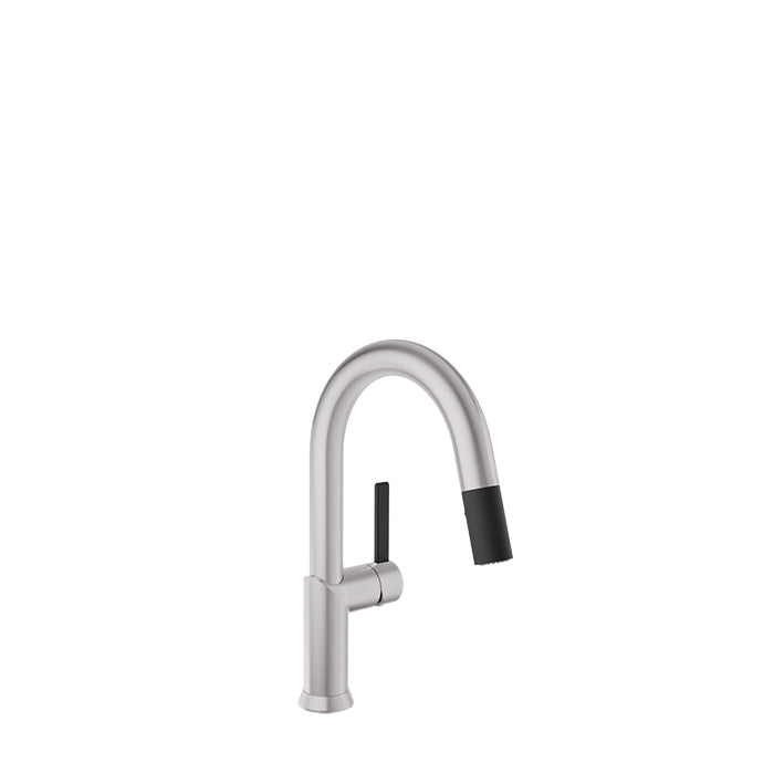 BARIL CUI-9248-02L Single Hole Bar / Prep Kitchen Faucet With 2-Function Pull-Down Spray