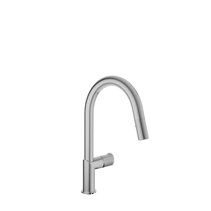 BARIL CUI-9249-12L Single Hole Kitchen Faucet With 2-Function Pull-Down Spray