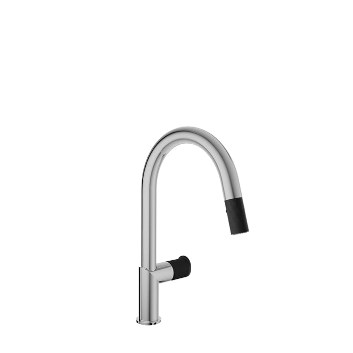 BARIL CUI-9249-12L Single Hole Kitchen Faucet With 2-Function Pull-Down Spray