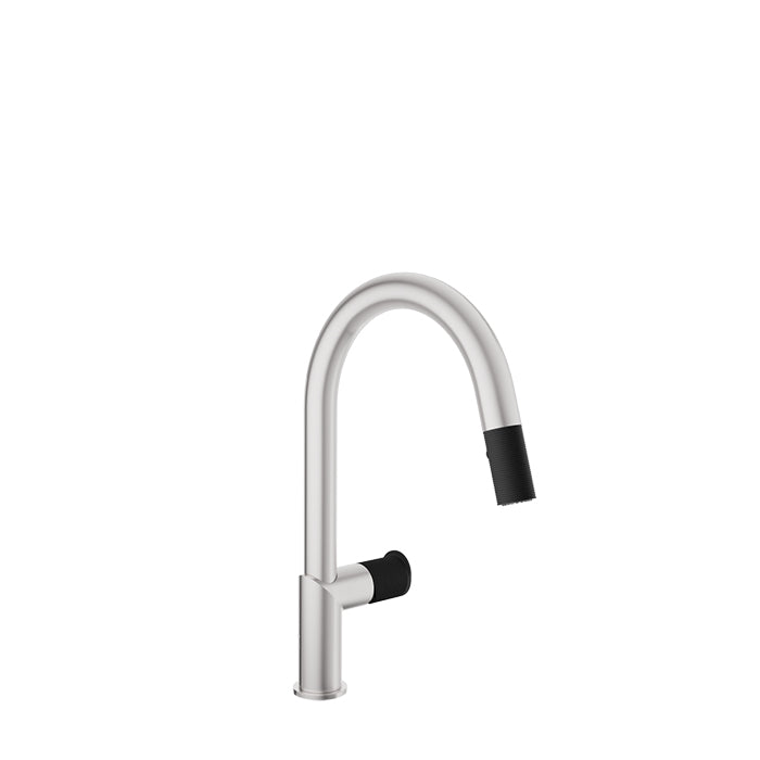 BARIL CUI-9249-12L Single Hole Kitchen Faucet With 2-Function Pull-Down Spray