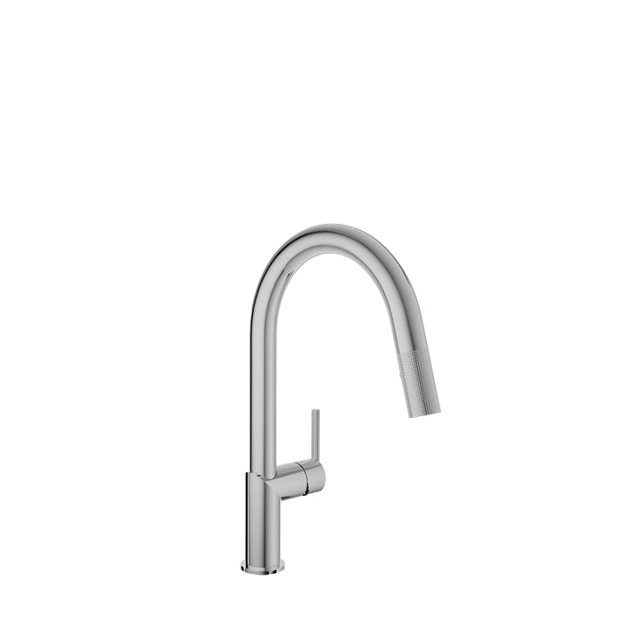 BARIL CUI-9249-22L Single Hole Kitchen Faucet With 2-Function Pull-Down Spray