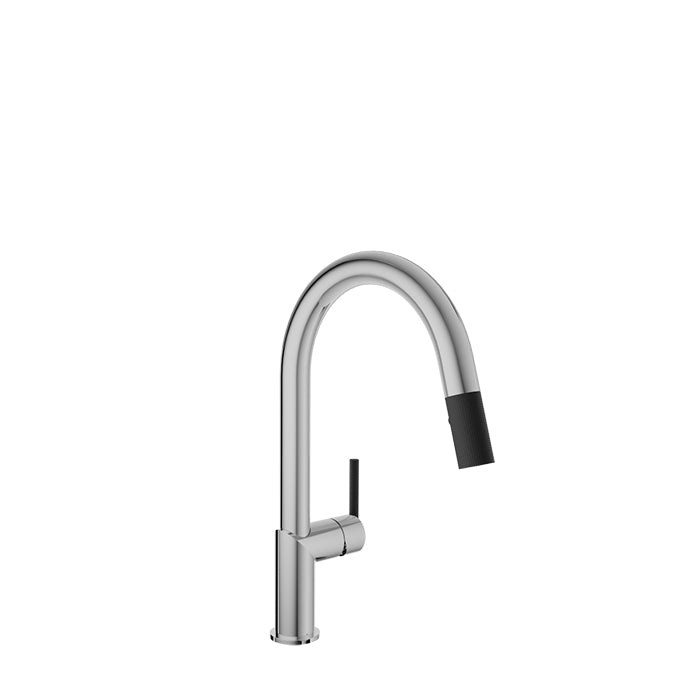 BARIL CUI-9249-22L Single Hole Kitchen Faucet With 2-Function Pull-Down Spray