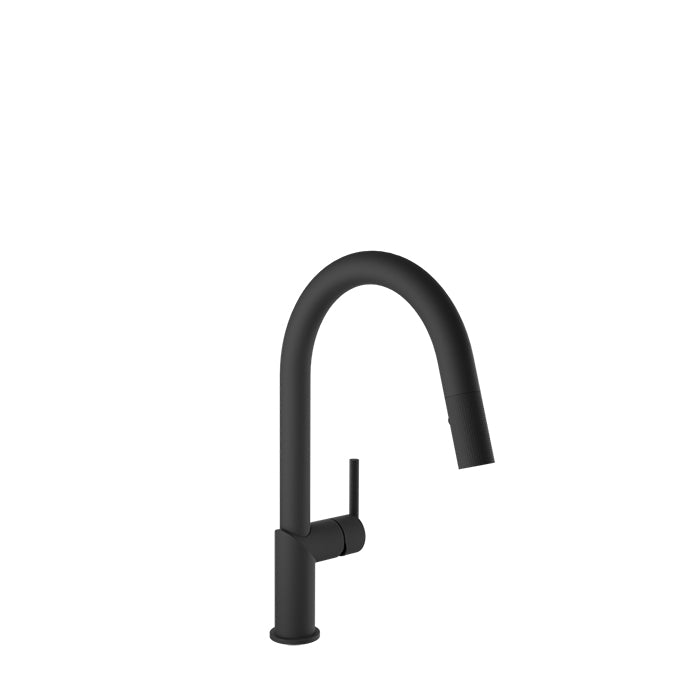 BARIL CUI-9249-22L Single Hole Kitchen Faucet With 2-Function Pull-Down Spray