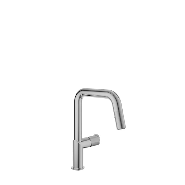 BARIL CUI-9250-12L Single Hole Kitchen Faucet With 2-Function Pull-Down Spray