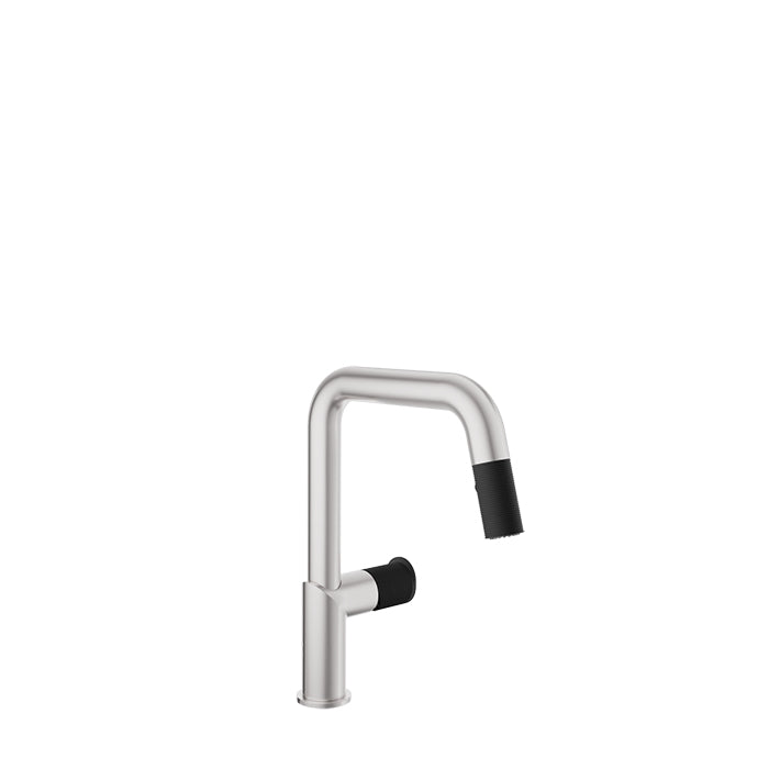 BARIL CUI-9250-12L Single Hole Kitchen Faucet With 2-Function Pull-Down Spray