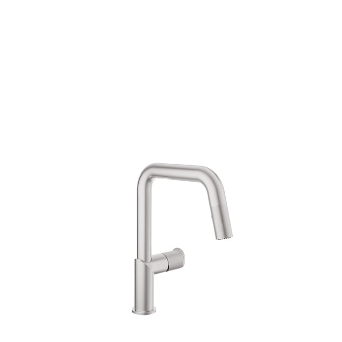 BARIL CUI-9250-12L Single Hole Kitchen Faucet With 2-Function Pull-Down Spray