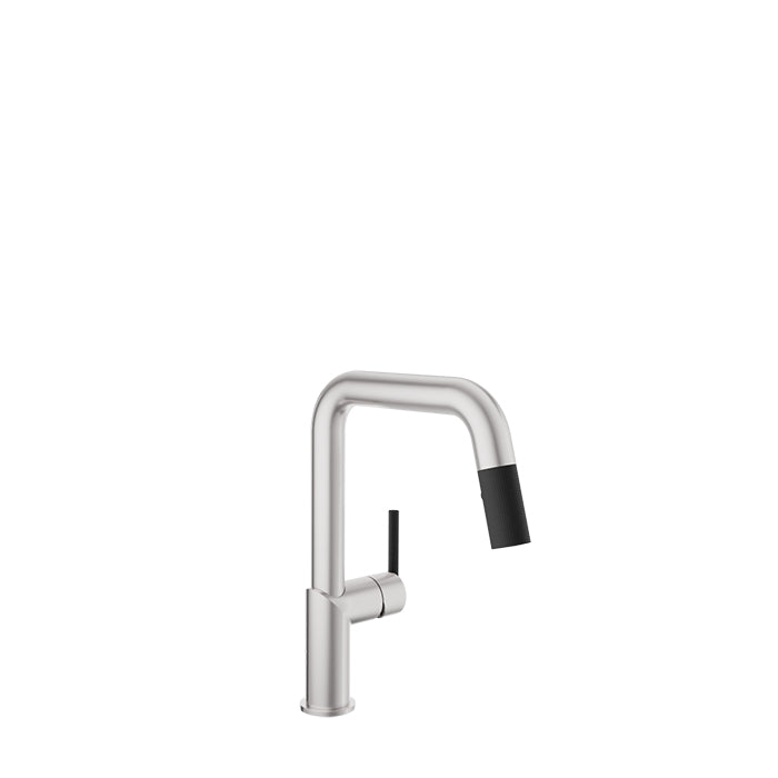 BARIL CUI-9250-22L Single Hole Kitchen Faucet With 2-Function Pull-Down Spray