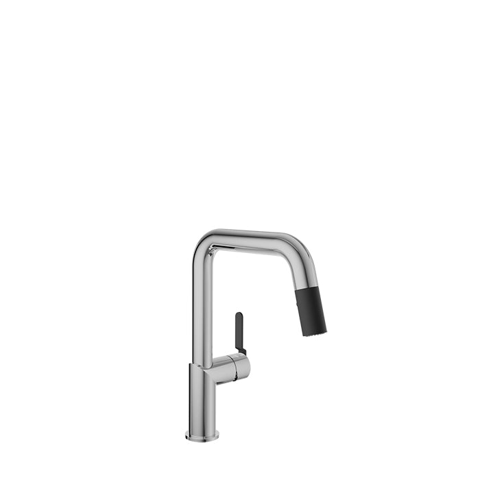 BARIL CUI-9250-32L Single Hole Kitchen Faucet With 2-Function Pull-Down Spray