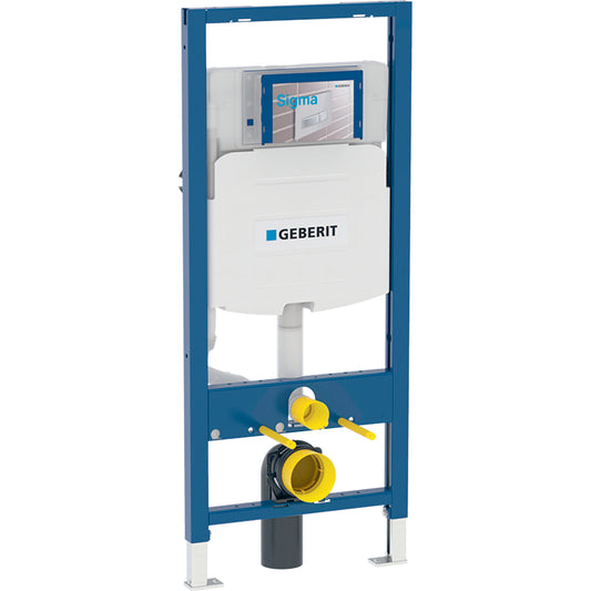 GEBERIT 111.335.00.5 Duofix Element For Wall-Hung Wc, 120 Cm, With Sigma Concealed Cistern 12 Cm, 6 / 3 Liters