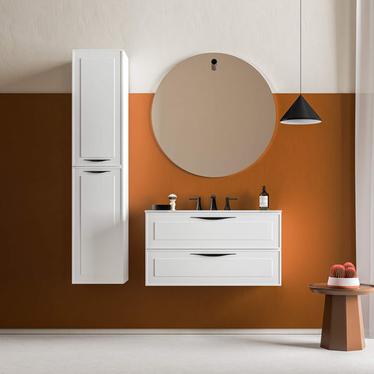 STONETOUCH DEV36 Deville Wall Mounted Vanity 36"