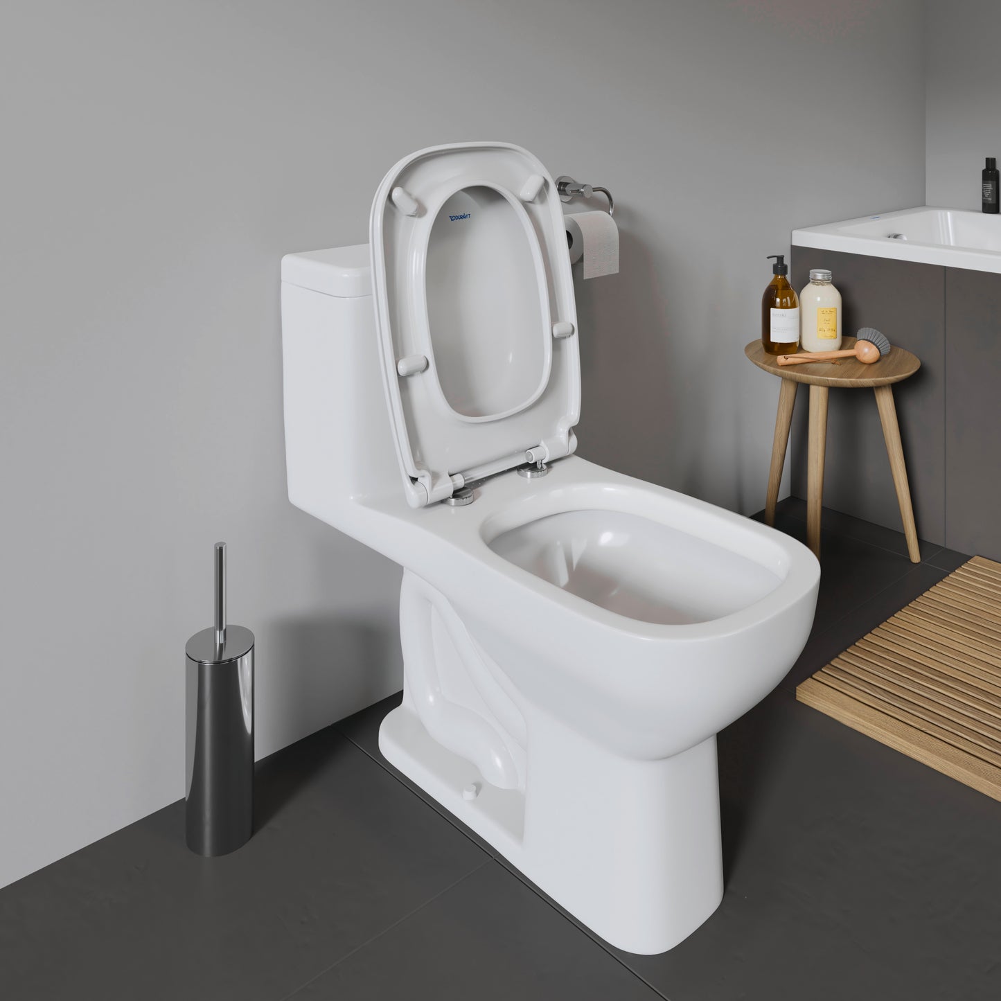 DURAVIT 0113012082 D-Code One Piece Toilet