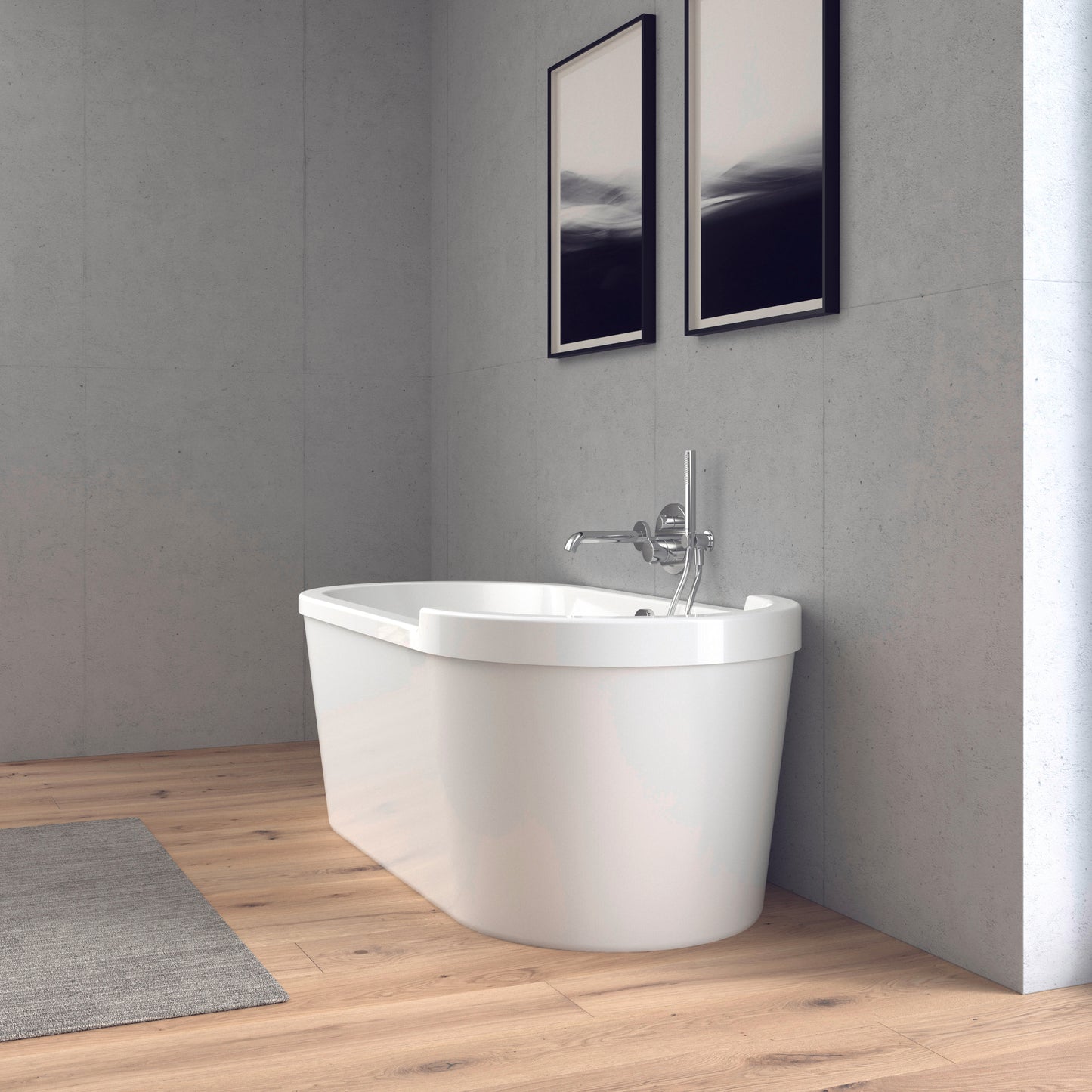 DURAVIT 700409 Starck Freestanding Bathtub