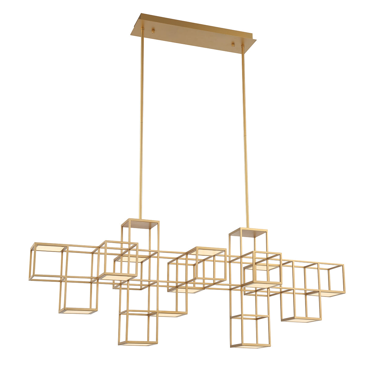 EUROFASE 38257 13-Light 55in Integrated Led Linear Chandelier