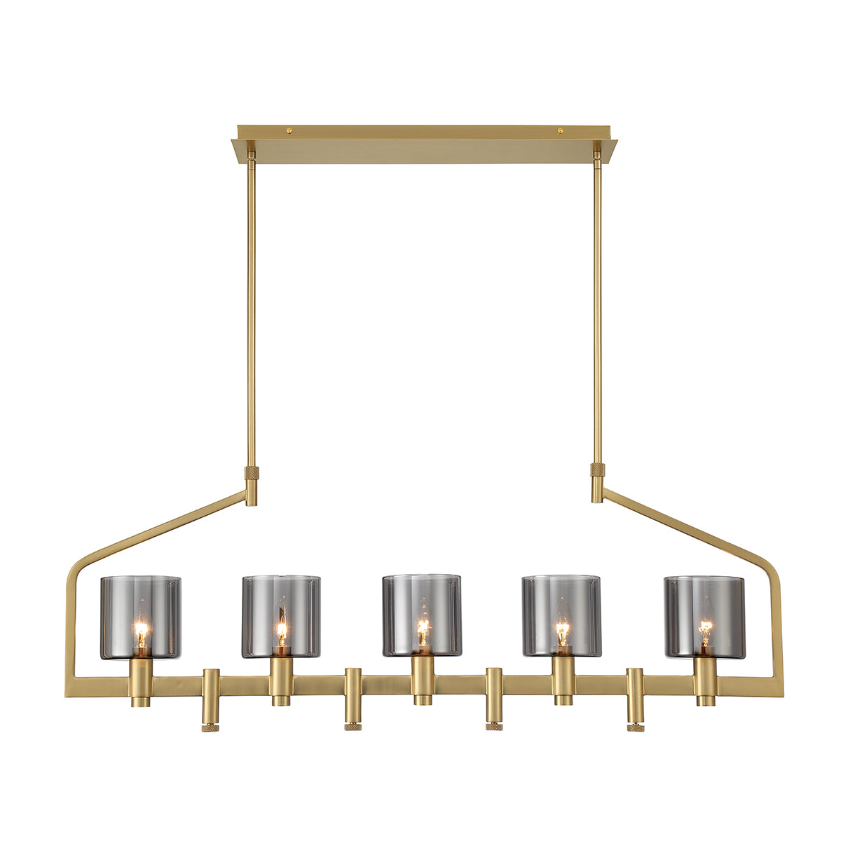 EUROFASE 45652 5-Light 42in Linear Chandelier