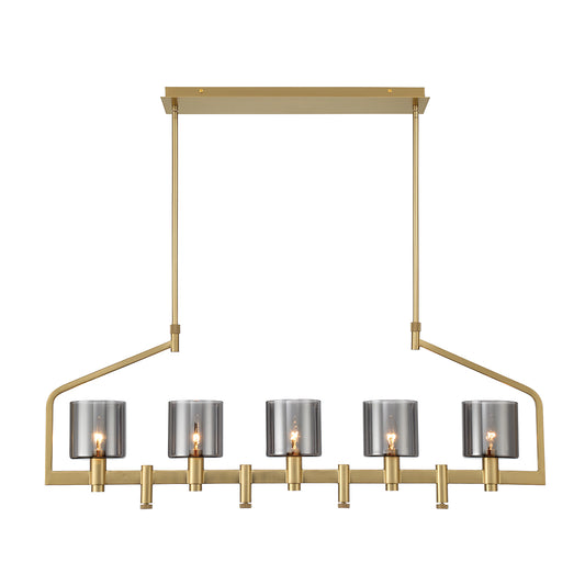 EUROFASE 45652 5-Light 42in Linear Chandelier