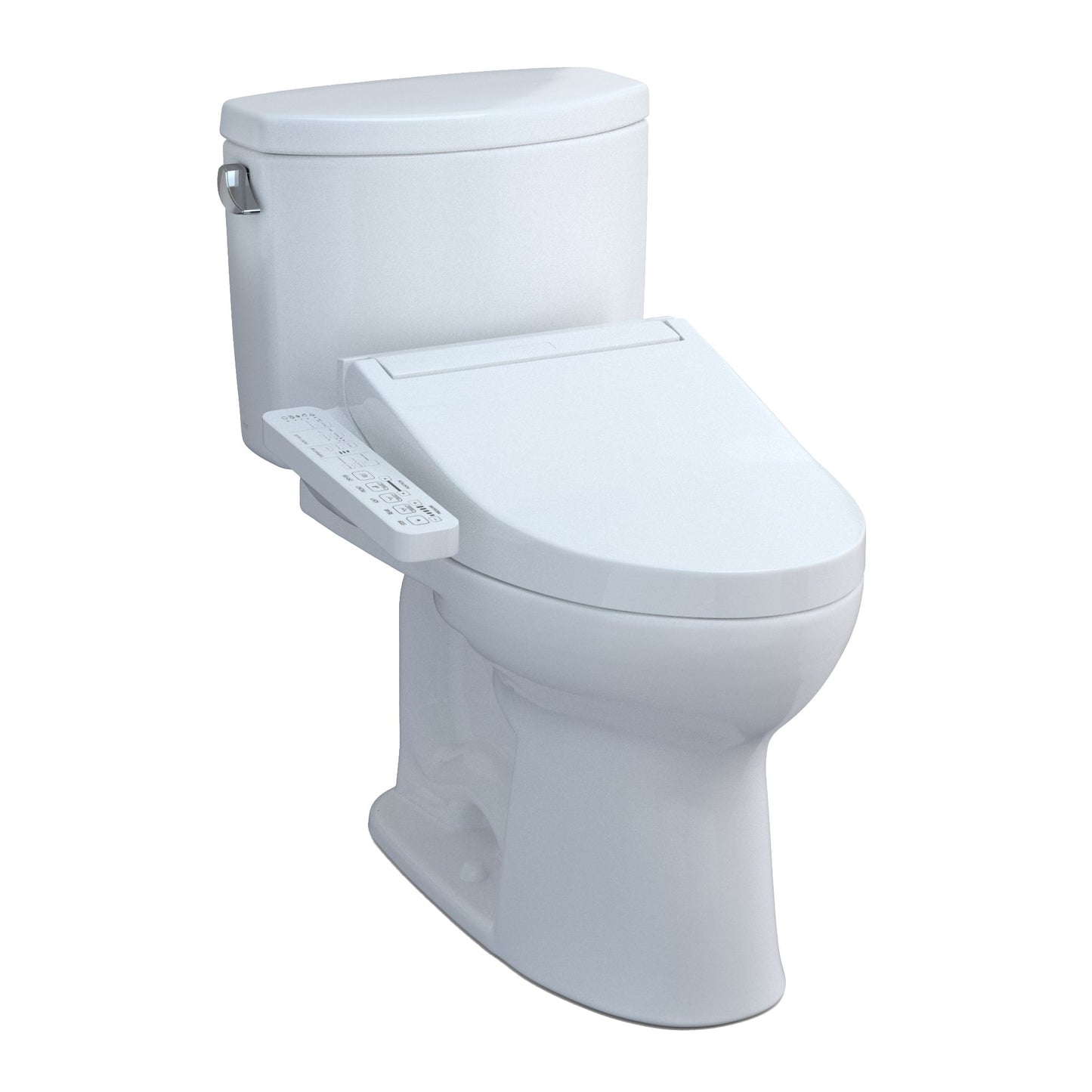 TOTO MW4543074 Drake Ii Washlet+ C2 Two-Piece Toilet .