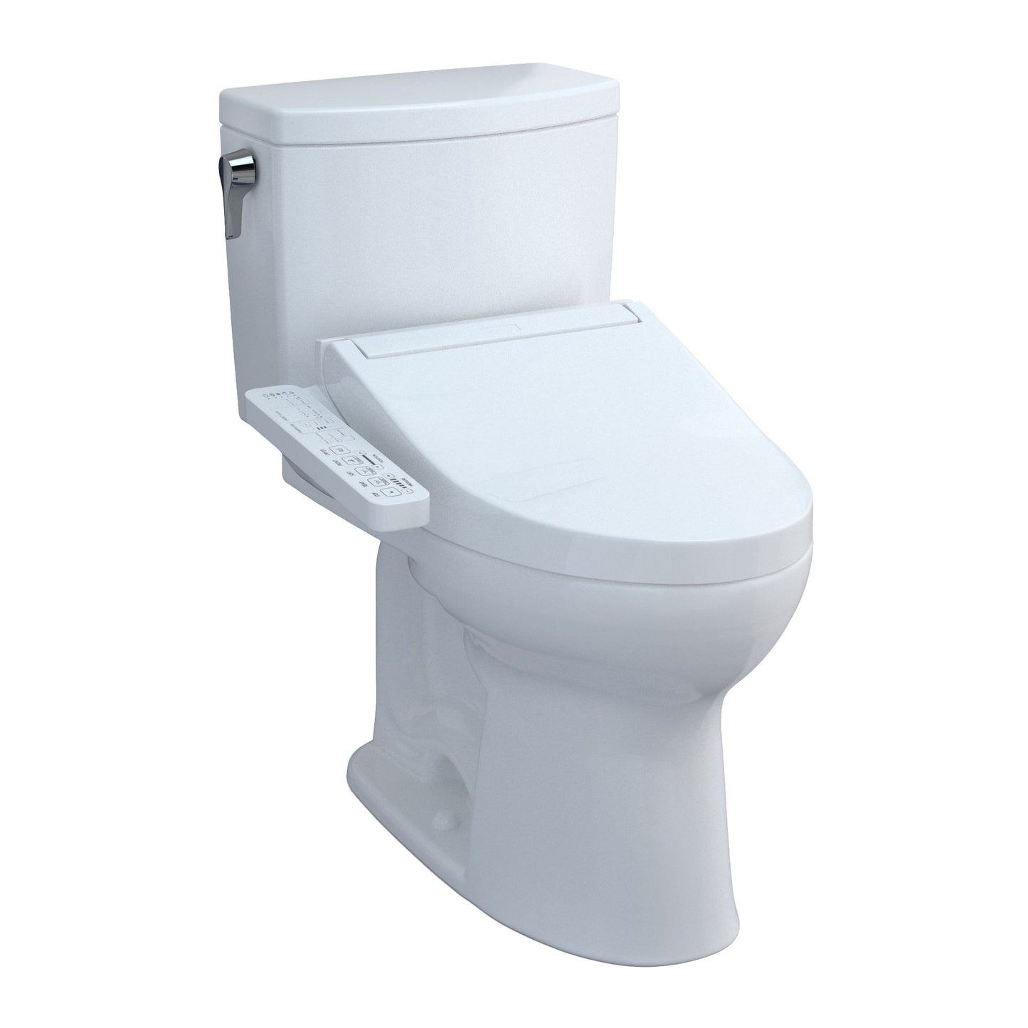 TOTO MW4543074 Drake Ii Washlet+ C2 Two-Piece Toilet .