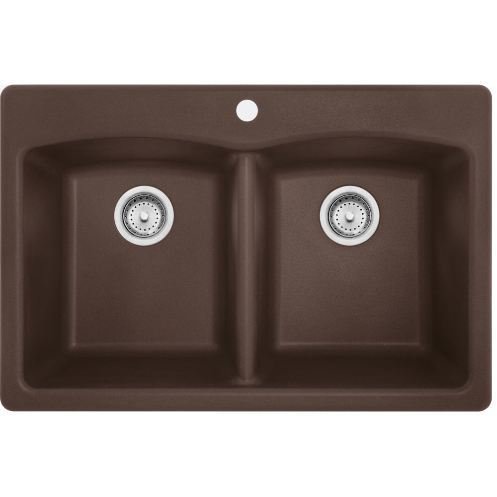 FRANKE EDCH33229-1 ELLIPSE DM GRN DBL 36CAB GRANITE COMPOSITE SINK