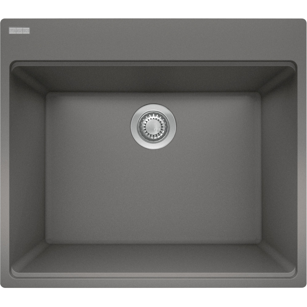 FRANKE MAG61023L MARIS DM GRN SGL LAUNDRY WITH STRAINER BASKET GRANITE COMPOSITE SINK