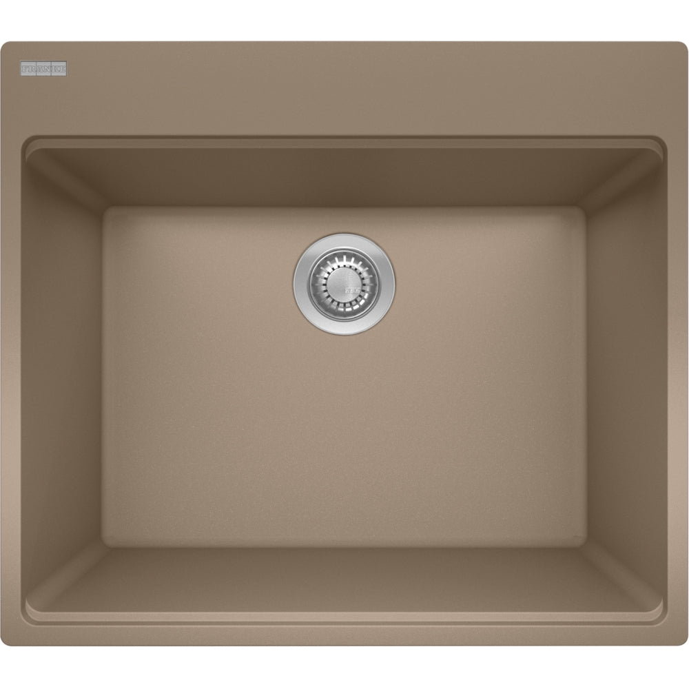 FRANKE MAG61023L MARIS DM GRN SGL LAUNDRY WITH STRAINER BASKET GRANITE COMPOSITE SINK