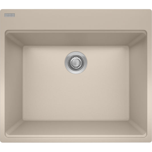 FRANKE MAG61023L MARIS DM GRN SGL LAUNDRY WITH STRAINER BASKET GRANITE COMPOSITE SINK