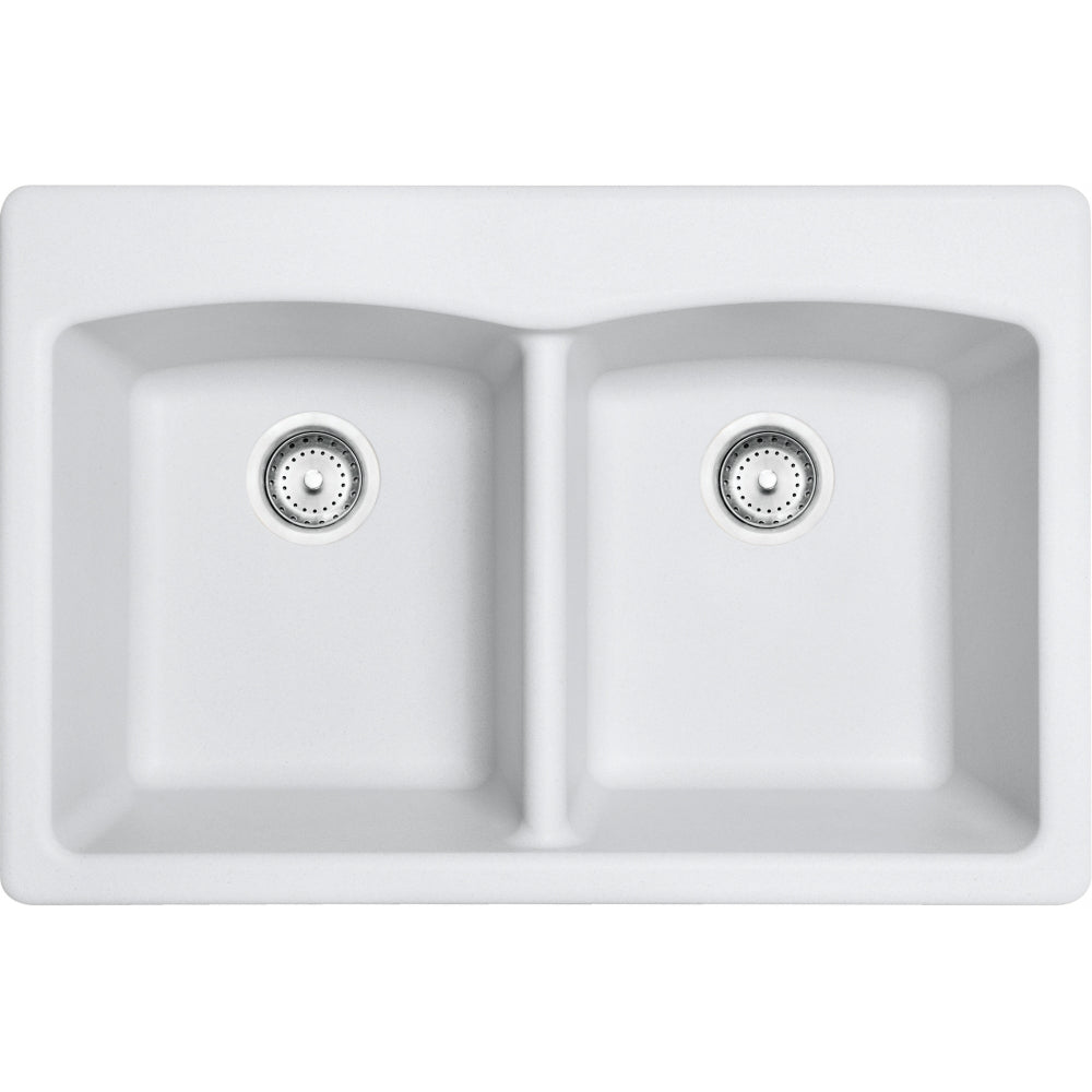 FRANKE EDCH33229-1 ELLIPSE DM GRN DBL 36CAB GRANITE COMPOSITE SINK