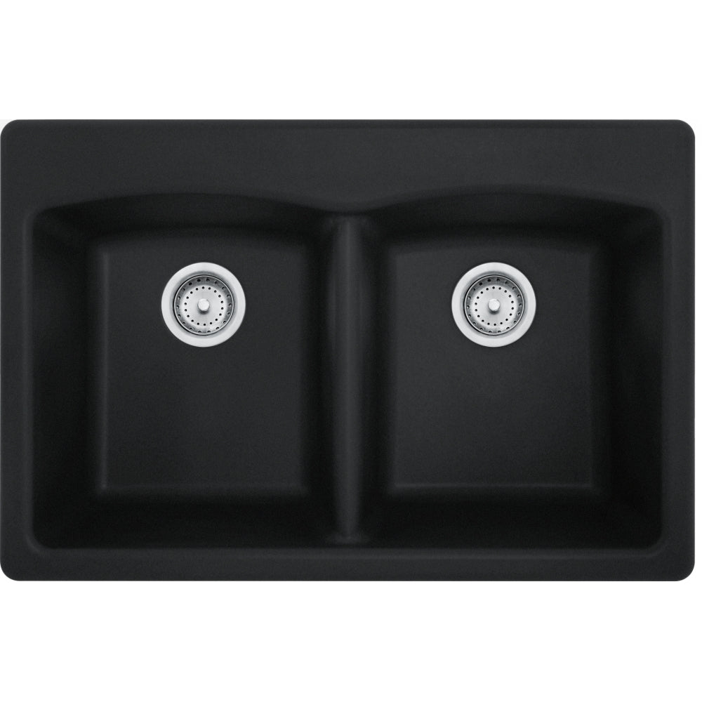 FRANKE EDCH33229-1 ELLIPSE DM GRN DBL 36CAB GRANITE COMPOSITE SINK