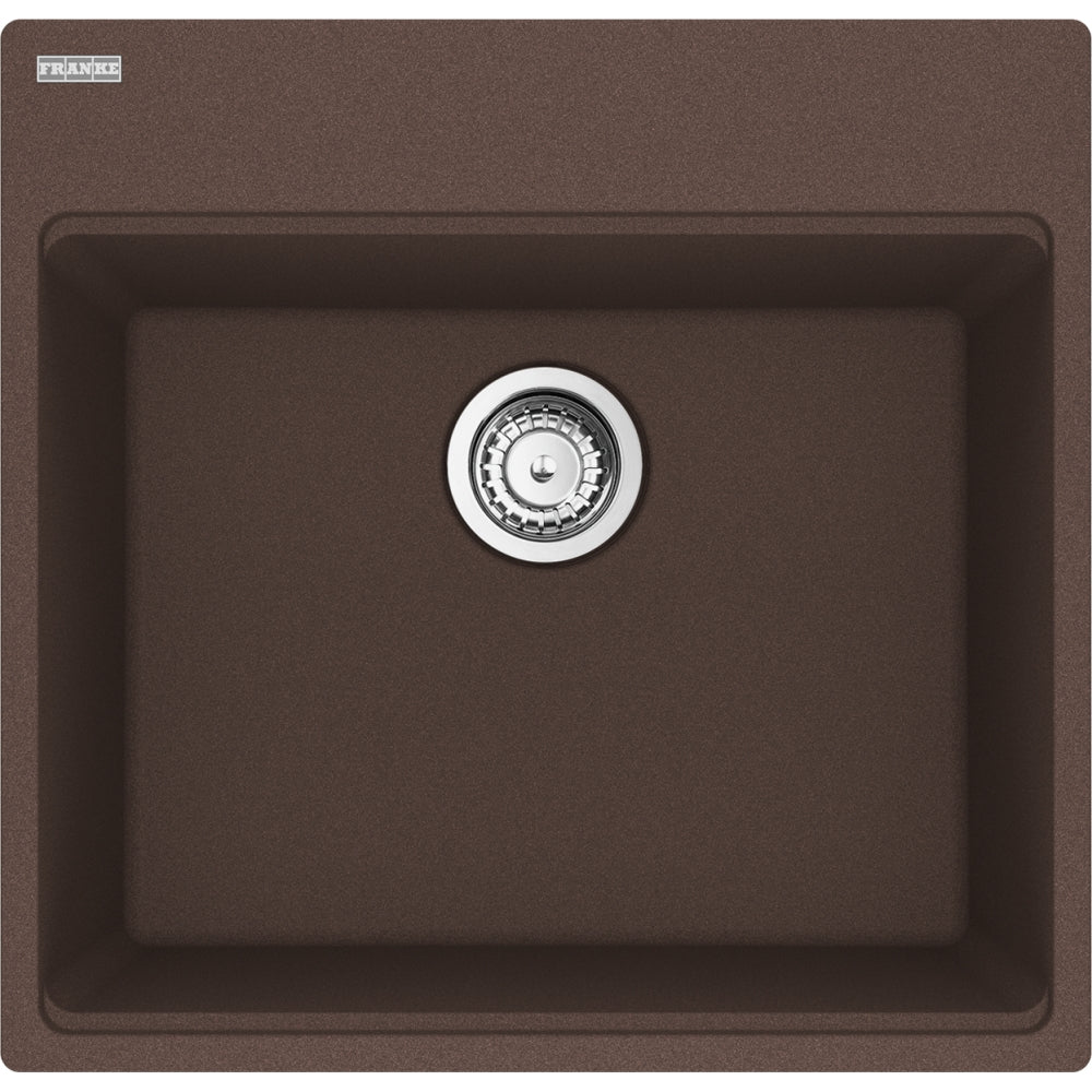 FRANKE MAG61020 MARIS UM GRN SGL 24CAB WITH STRAINER BASKET GRANITE COMPOSITE SINK