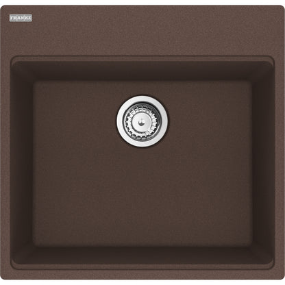 FRANKE MAG61020 MARIS UM GRN SGL 24CAB WITH STRAINER BASKET GRANITE COMPOSITE SINK