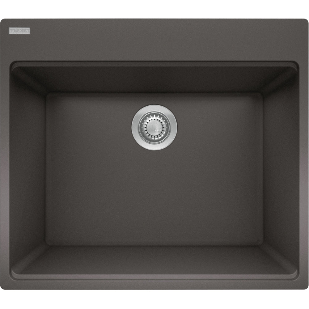 FRANKE MAG61023L MARIS DM GRN SGL LAUNDRY WITH STRAINER BASKET GRANITE COMPOSITE SINK