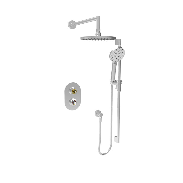 BARIL PRO-2801-80 Complete pressure balanced shower kit (without handle)