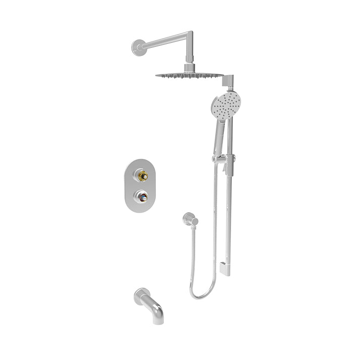 BARIL PRO-2901-80 Complete pressure balanced shower kit (without handle)