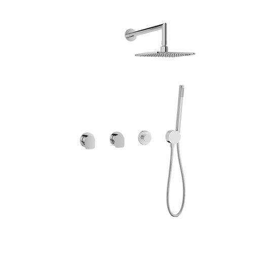 BARIL PRO-3302-04 Complete thermostatic shower kit