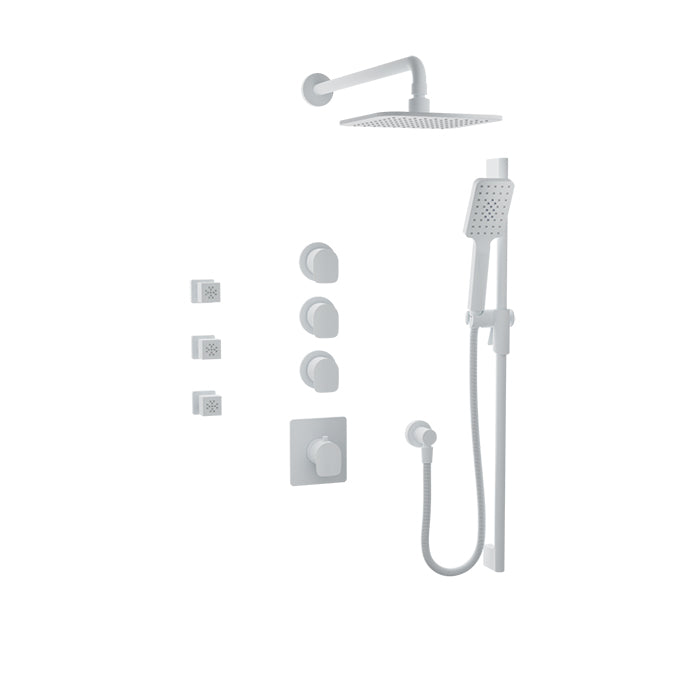 BARIL PRO-3950-04 Complete thermostatic shower kit