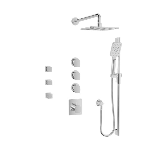 BARIL PRO-3950-04 Complete thermostatic shower kit