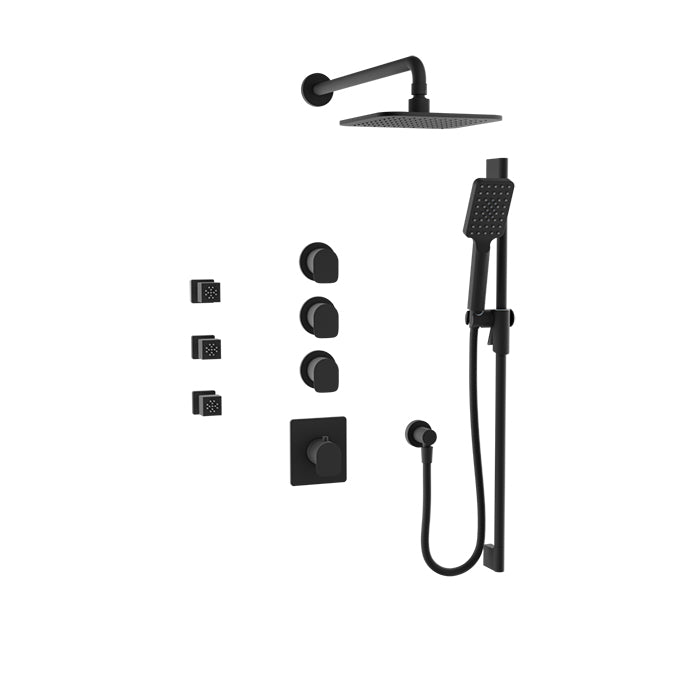 BARIL PRO-3950-04 Complete thermostatic shower kit